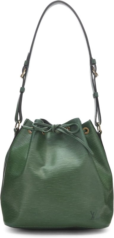 LOUIS VUITTON PRE-LOVED BORNEO GREEN EPI NOé PETITE, GREEN
