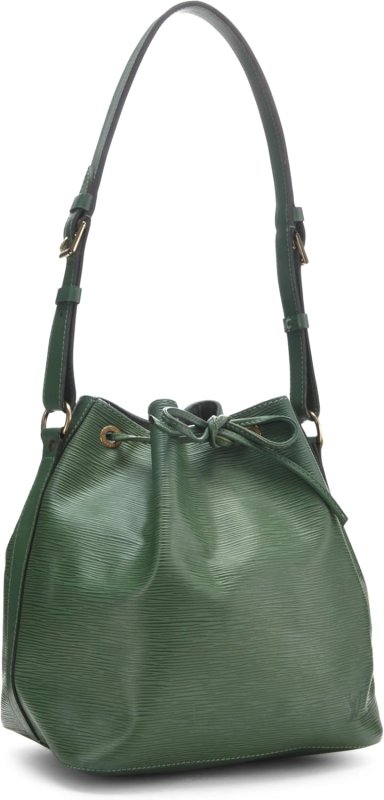 LOUIS VUITTON PRE-LOVED BORNEO GREEN EPI NOé PETITE, GREEN