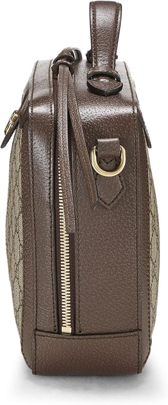 GUCCI PRE-LOVED ORIGINAL GG SUPREME CANVAS WEB OPHIDIA SHOULDER BAG MEDIUM, BROWN