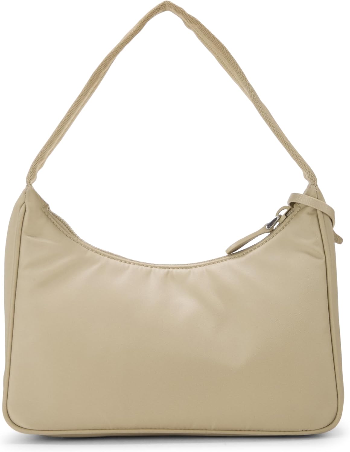 PRADA PRE-LOVED BEIGE TESSUTO RE-EDITION 2000 HOBO MINI, BEIGE