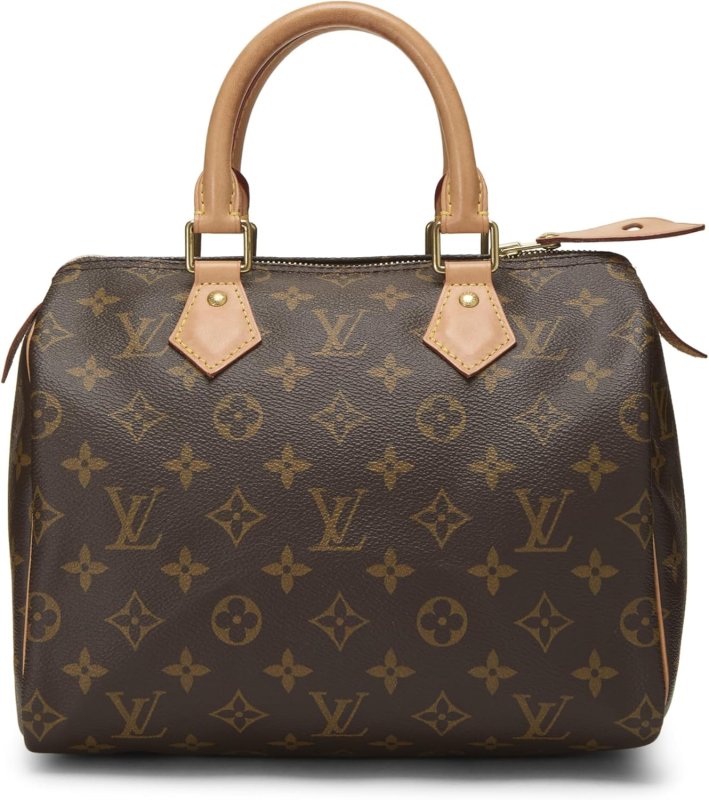 LOUIS VUITTON PRE-LOVED MONOGRAM CANVAS SPEEDY 25, BROWN