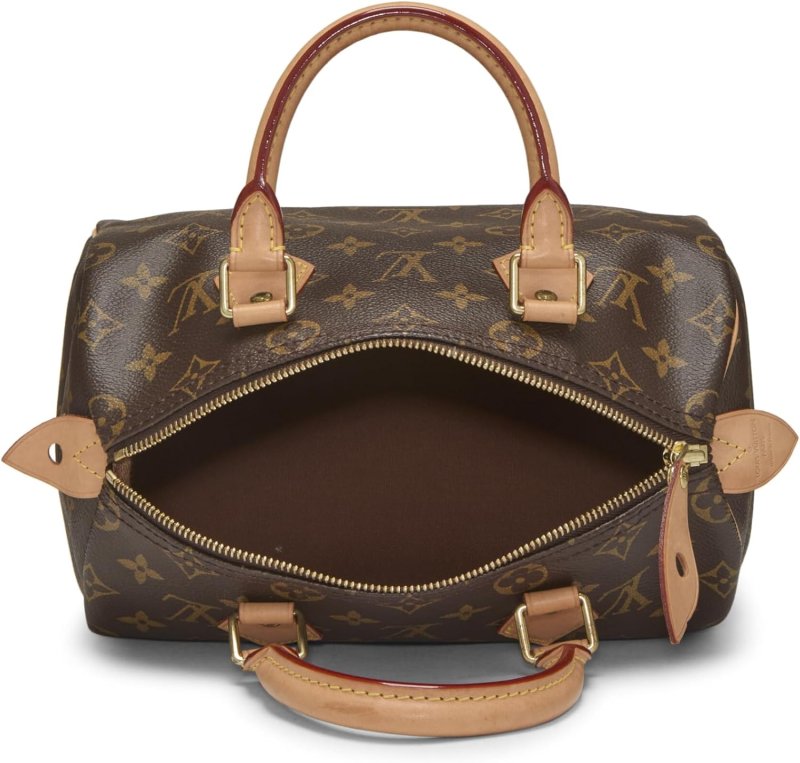 LOUIS VUITTON PRE-LOVED MONOGRAM CANVAS SPEEDY 25, BROWN