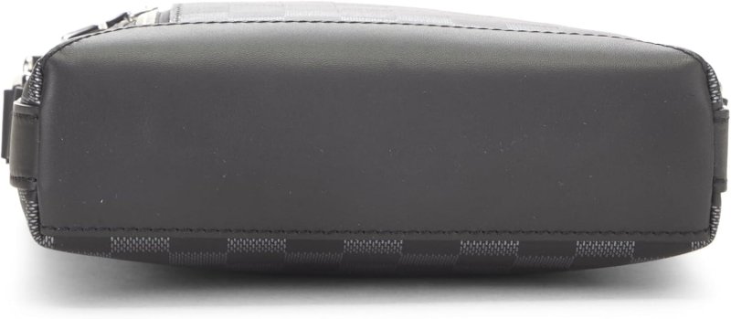 LOUIS VUITTON PRE-LOVED BLACK DAMIER INFINI DISCOVERY MESSENGER BB, BLACK