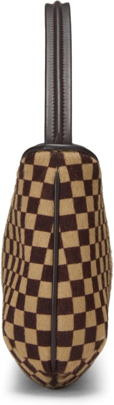 LOUIS VUITTON PRE-LOVED BROWN DAMIER SAUVAGE TIGER POCHETTE, BROWN