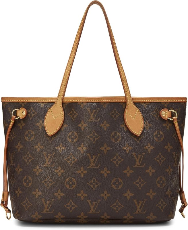 LOUIS VUITTON PRE-LOVED MONOGRAM CANVAS NEVERFULL PM, BROWN
