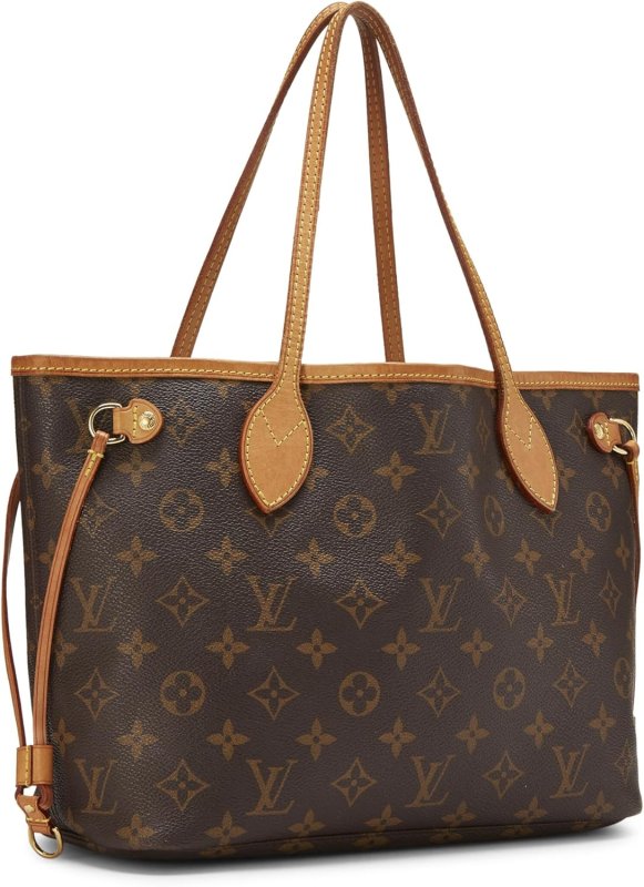 LOUIS VUITTON PRE-LOVED MONOGRAM CANVAS NEVERFULL PM, BROWN