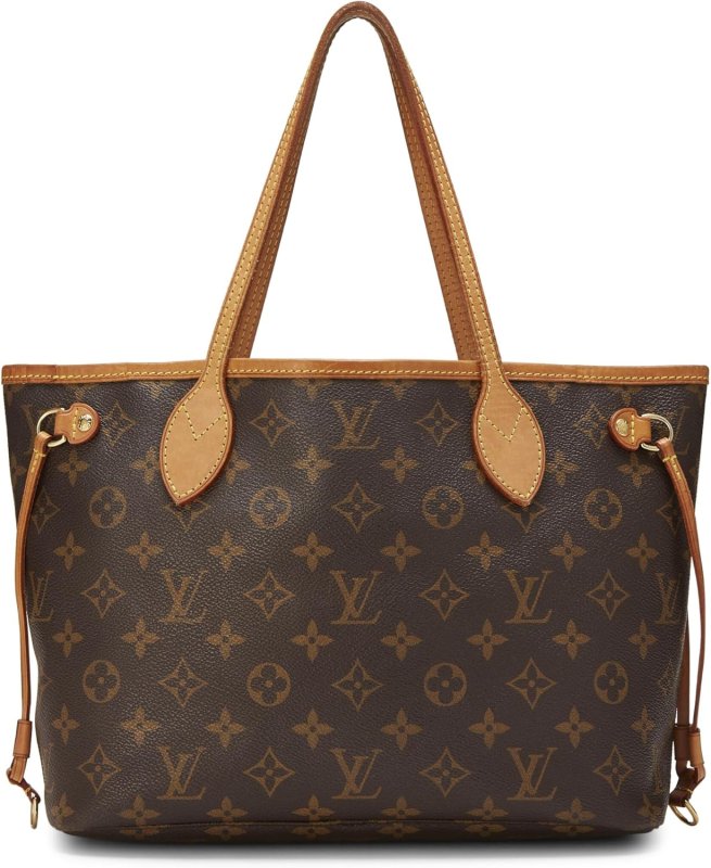 LOUIS VUITTON PRE-LOVED MONOGRAM CANVAS NEVERFULL PM, BROWN