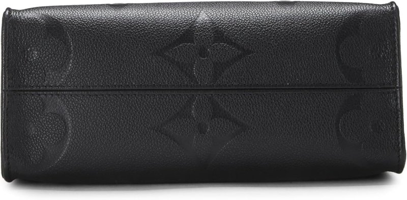 LOUIS VUITTON PRE-LOVED BLACK GIANT MONOGRAM EMPREINTE ON THE GO PM, BLACK