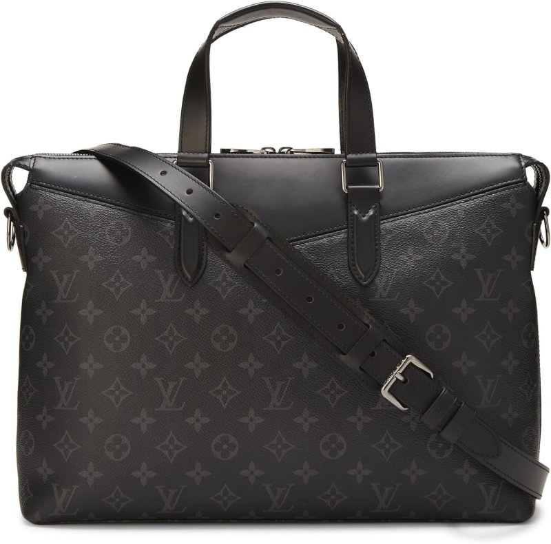 LOUIS VUITTON PRE-LOVED MONOGRAM ECLIPSE EXPLORER, BLACK