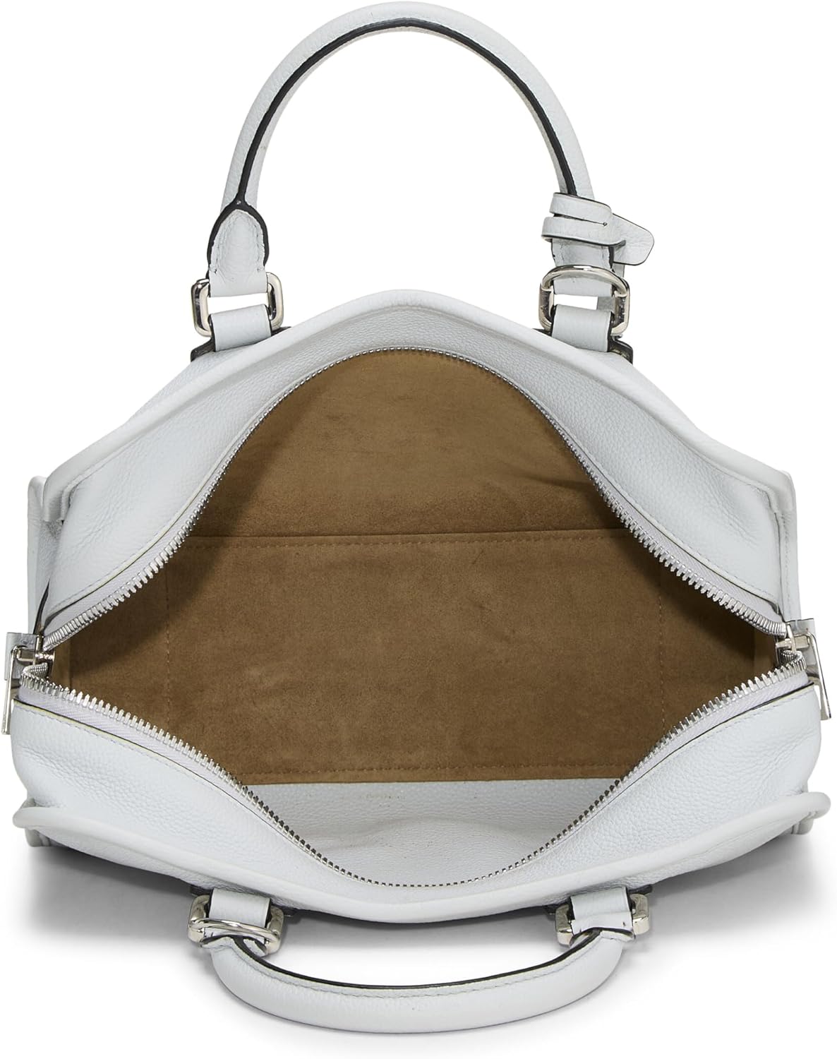 LOEWE PRE-LOVED WHITE LEATHER AMAZONA 28, BLUE