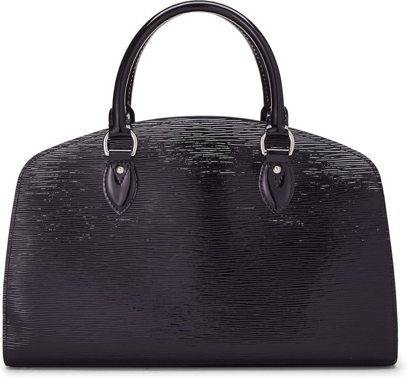 LOUIS VUITTON PRE-LOVED BLACK ELECTRIC EPI PONT-NEUF PM, BLACK