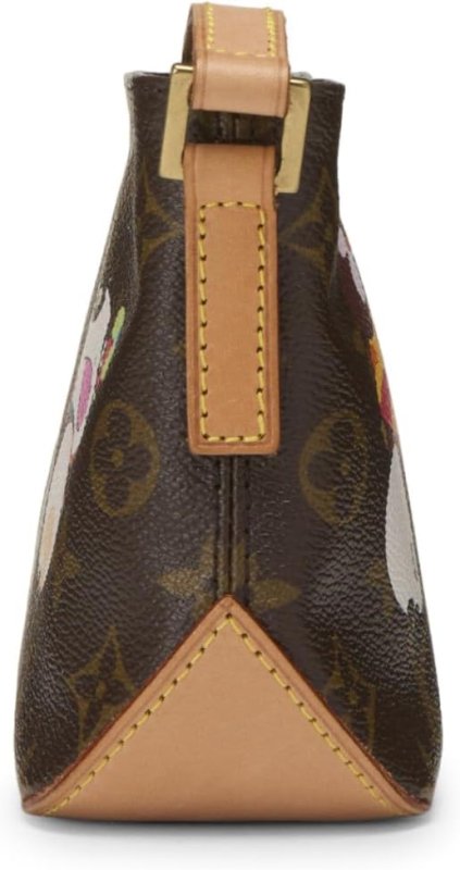 LOUIS VUITTON PRE-LOVED TAKASHI MURAKAMI X LOUIS VUITTON MONOGRAM CANVAS PANDA TROTTEUR, BROWN
