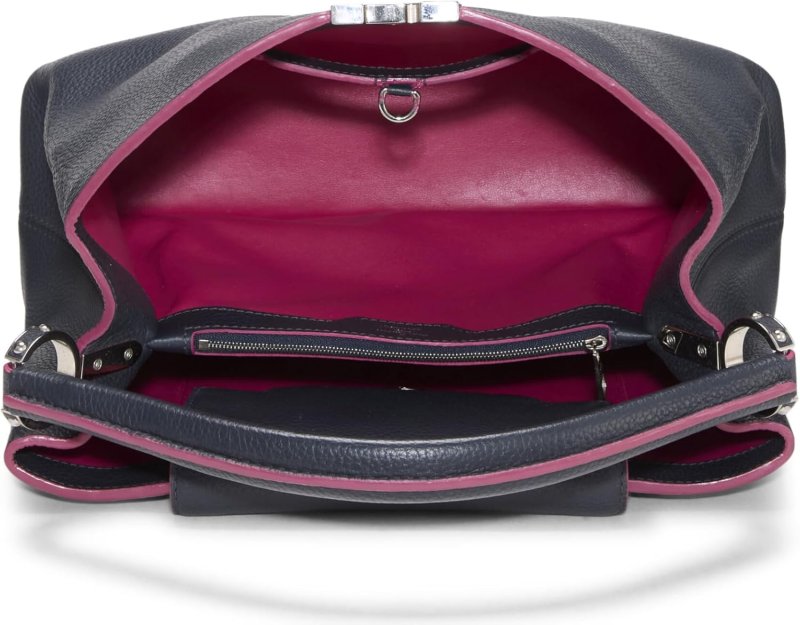 LOUIS VUITTON PRE-LOVED NAVY TAURILLON CAPUCINES MM, NAVY
