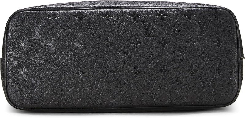LOUIS VUITTON PRE-LOVED COMME DES GARCONS X LOUIS VUITTON BLACK MONOGRAM EMPREINTE BAG WITH HOLES, BLACK