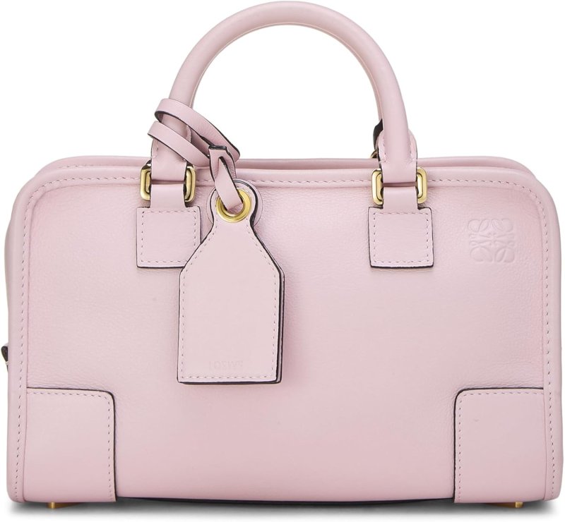 LOEWE PRE-LOVED PINK CALFSKIN LEATHER AMAZONA 23, PINK