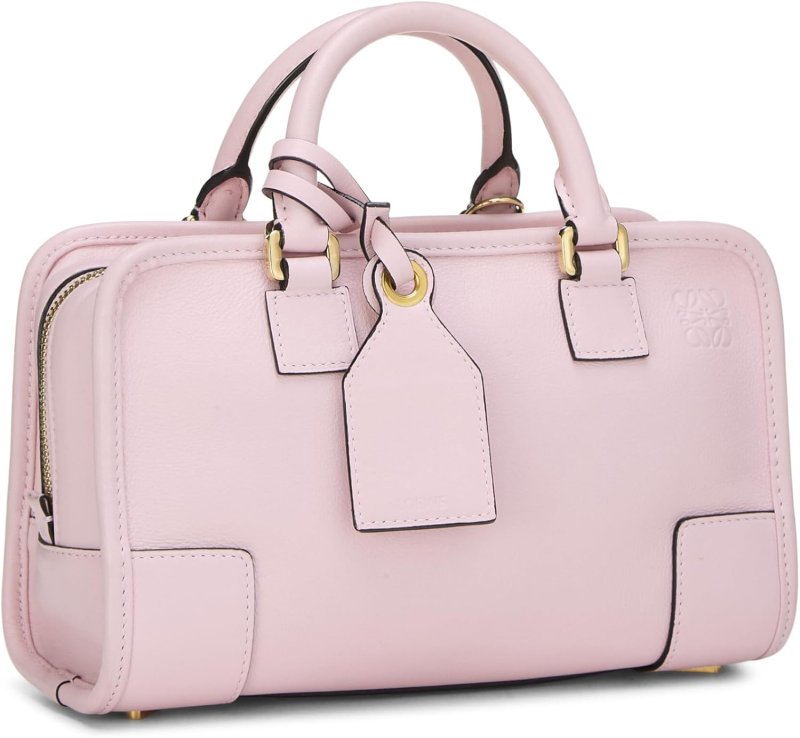 LOEWE PRE-LOVED PINK CALFSKIN LEATHER AMAZONA 23, PINK