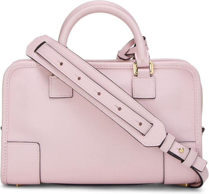 LOEWE PRE-LOVED PINK CALFSKIN LEATHER AMAZONA 23, PINK