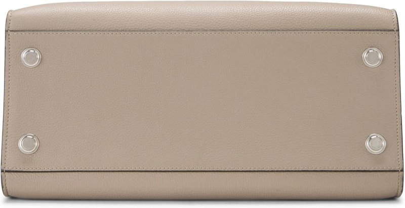 LOUIS VUITTON PRE-LOVED BEIGE & BLACK TWO-TONE CALFSKIN CITY STEAMER MM, BEIGE