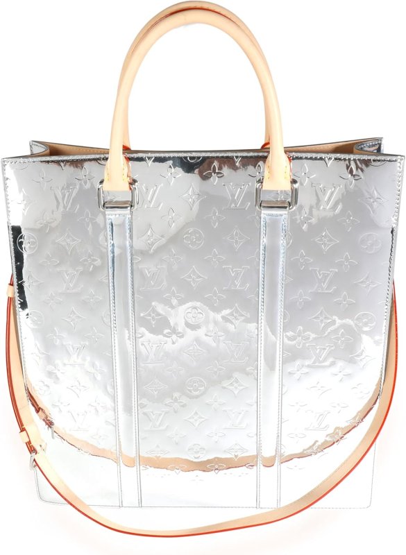 LOUIS VUITTON PRE-LOVED LIMITED EDITION MONOGRAM MIRROR COATED MIROIR SAC PLAT