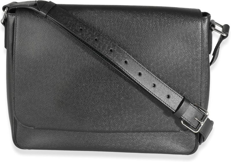LOUIS VUITTON PRE-LOVED ARDOISE TAIGA ROMAN MM