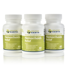 HEMORRHOID PILES CHRONIC CONSTIPATION RELIEF ALL NATURAL AYURVEDA REMEDY 3 BOTTLES