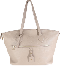 LOUIS VUITTON PRE-LOVED TURTLEDOVE MONOGRAM EMPREINTE TRAVEL BAG