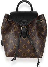 LOUIS VUITTON PRE-LOVED BLACK MONOGRAM CANVAS MONTSOURIS BB