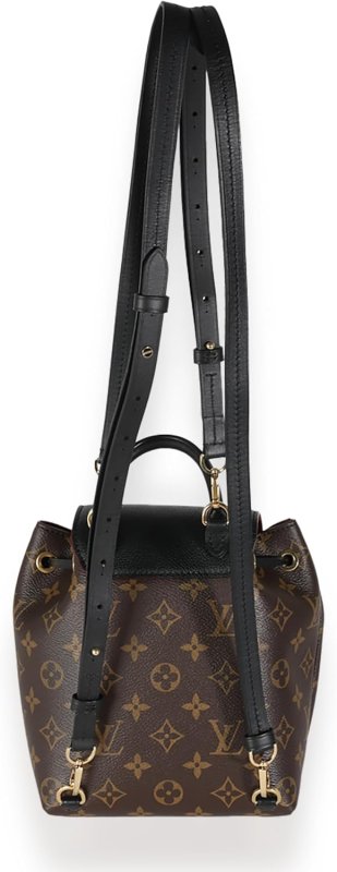 LOUIS VUITTON PRE-LOVED BLACK MONOGRAM CANVAS MONTSOURIS BB