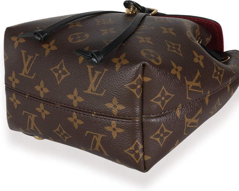 LOUIS VUITTON PRE-LOVED BLACK MONOGRAM CANVAS MONTSOURIS BB