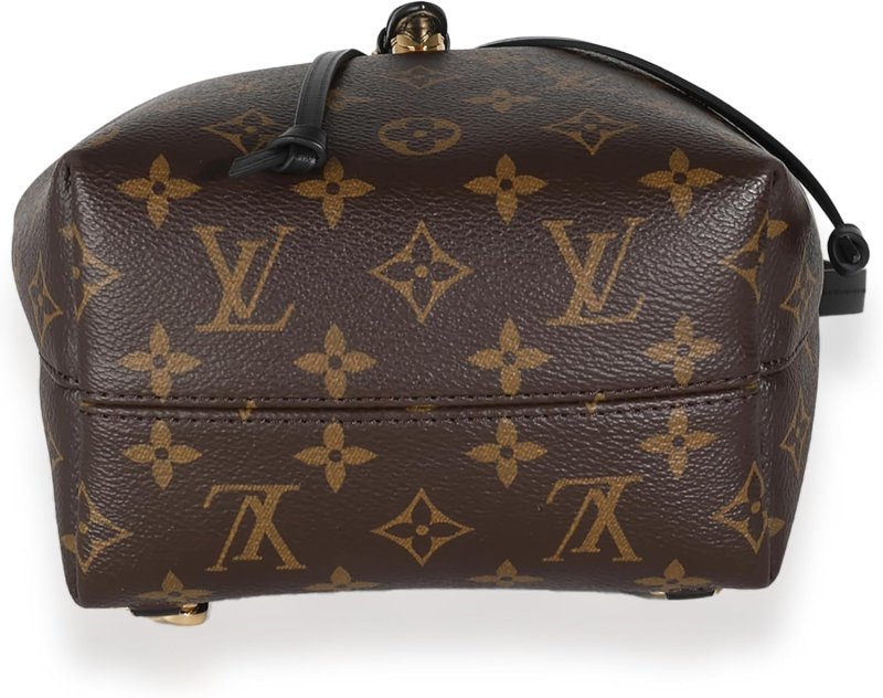 LOUIS VUITTON PRE-LOVED BLACK MONOGRAM CANVAS MONTSOURIS BB