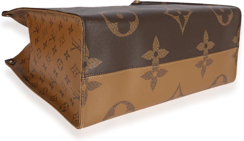LOUIS VUITTON PRE-LOVED MONOGRAM & MONOGRAM REVERSE CANVAS ONTHEGO GM