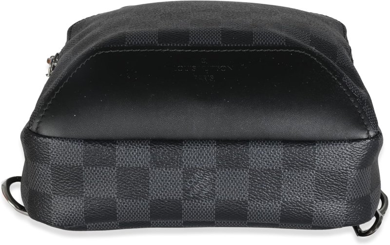 LOUIS VUITTON PRE-LOVED DAMIER GRAPHITE CANVAS AVENUE SLING BAG