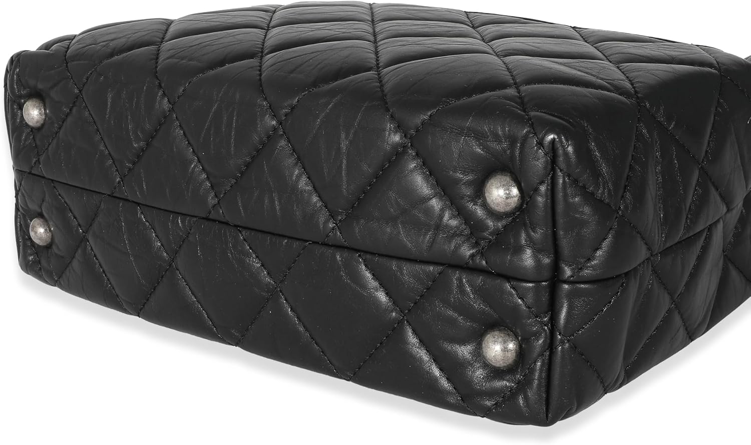 CHANEL PRE-LOVED BLACK CALFSKIN TALL 2.55 REISSUE TOTE