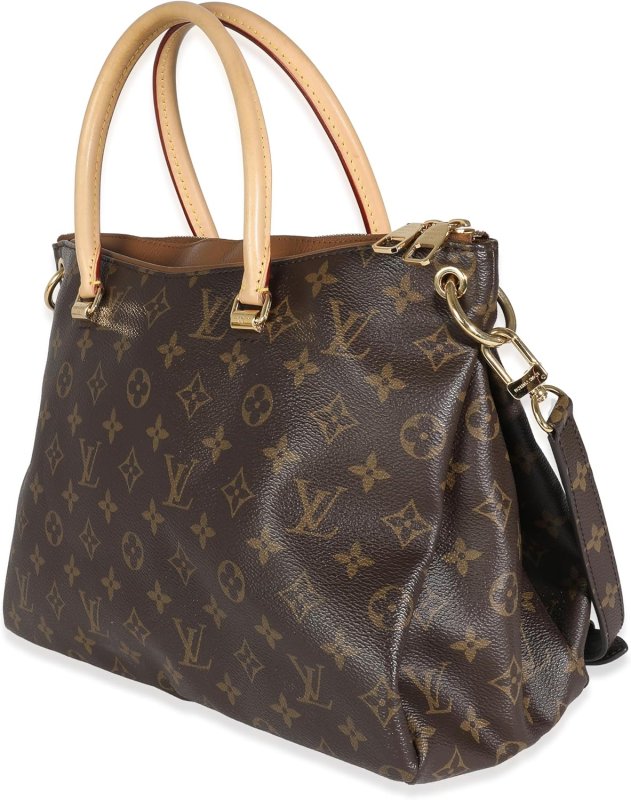 LOUIS VUITTON PRE-LOVED HAVANE MONOGRAM CANVAS PALLAS MM