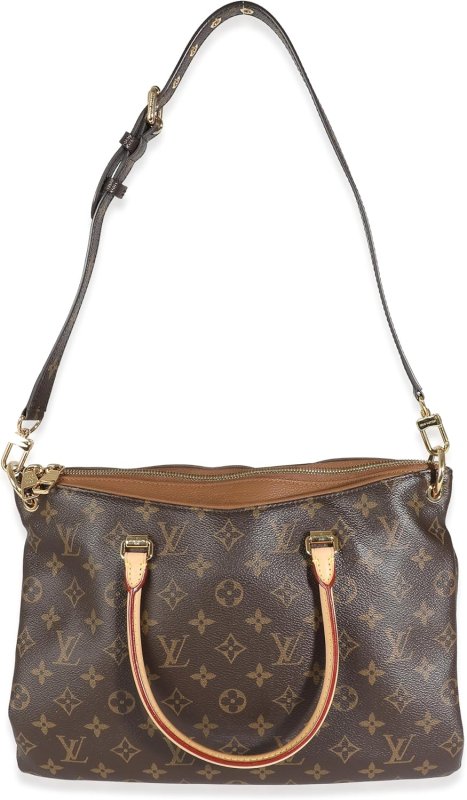 LOUIS VUITTON PRE-LOVED HAVANE MONOGRAM CANVAS PALLAS MM