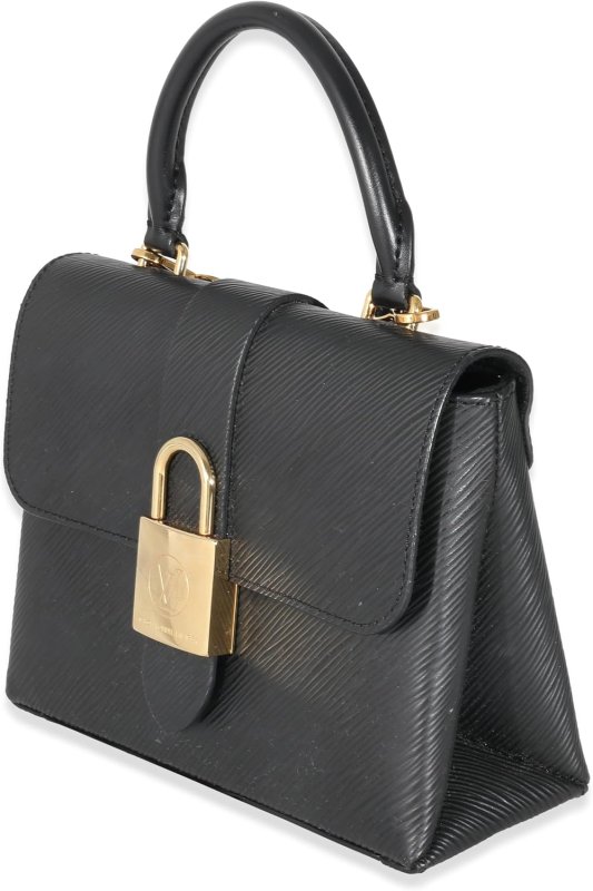LOUIS VUITTON PRE-LOVED BLACK EPI LOCKY BB