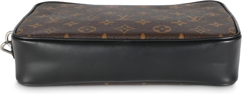 LOUIS VUITTON PRE-LOVED MONOGRAM MACASSAR CANVAS KASAI CLUTCH