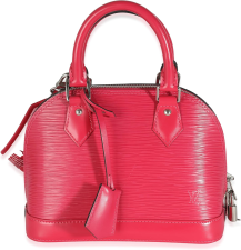 LOUIS VUITTON PRE-LOVED DRAGON FRUIT EPI ALMA BB