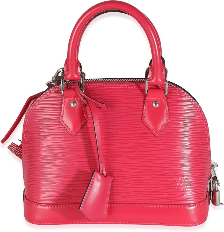 LOUIS VUITTON PRE-LOVED DRAGON FRUIT EPI ALMA BB