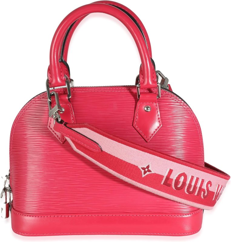LOUIS VUITTON PRE-LOVED DRAGON FRUIT EPI ALMA BB