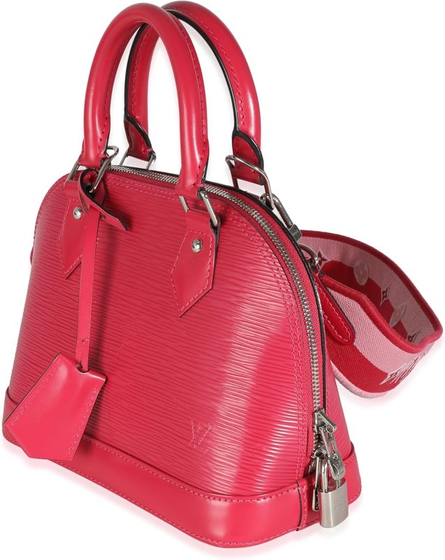 LOUIS VUITTON PRE-LOVED DRAGON FRUIT EPI ALMA BB