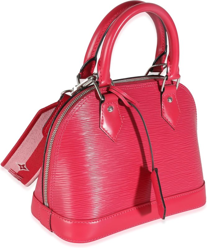 LOUIS VUITTON PRE-LOVED DRAGON FRUIT EPI ALMA BB