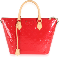 LOUIS VUTTON PRE-LOVED CERISE MONOGRAM VERNIS MONTEBELLO MM