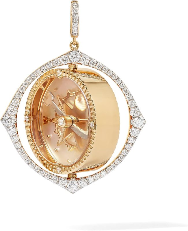 ANNOUSHKA B0BP2ZJLQZ GOLD CHARM NECKLACE