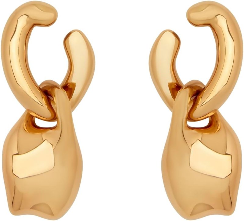 OSCAR DE LA RENTA O DOUBLE DROP EARRINGS