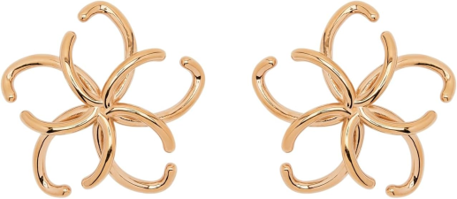 OSCAR DE LA RENTA LARGE O FLOWER EARRINGS