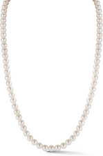 MATEO NEW YORK 14KT MEN'S 6MM STRAND OF PEARLS