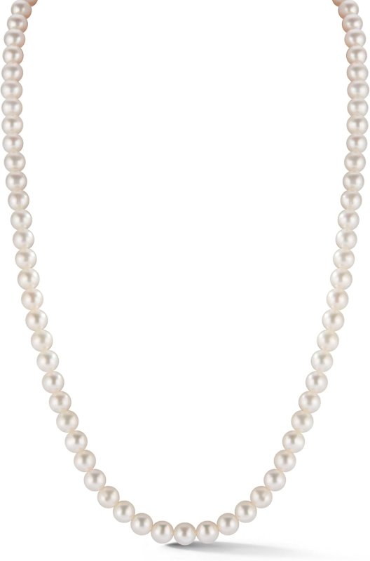 MATEO NEW YORK 14KT MEN'S 6MM STRAND OF PEARLS