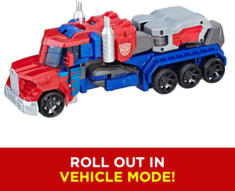 TRANSFORMERS TOYS HEROIC OPTIMUS PRIME ACTION FIGURE TIMELESS LARGE SCALE CHANGES INTO TOY TRUCK TOYS FOR KIDS 6 AND UP 11-INCH AMAZON EXCLUSIVE