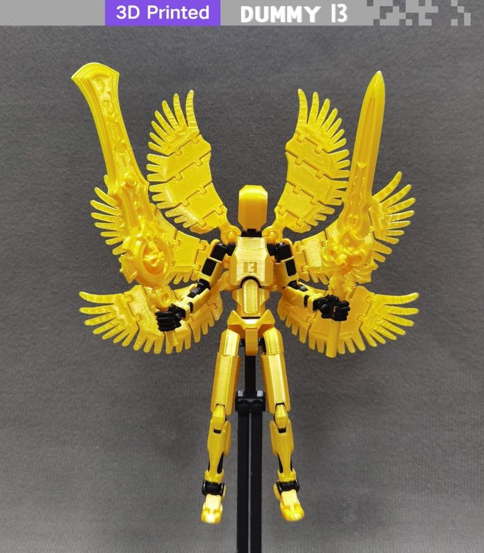 T13 ACTION FIGURE SET TITAN 13 ROBOT DUMMY 13 SET 3D PRINTED ROBOT 13 ACTION FIGURE LUCKY 13 SET COLLECTORS DESKTOP DECORATIONS